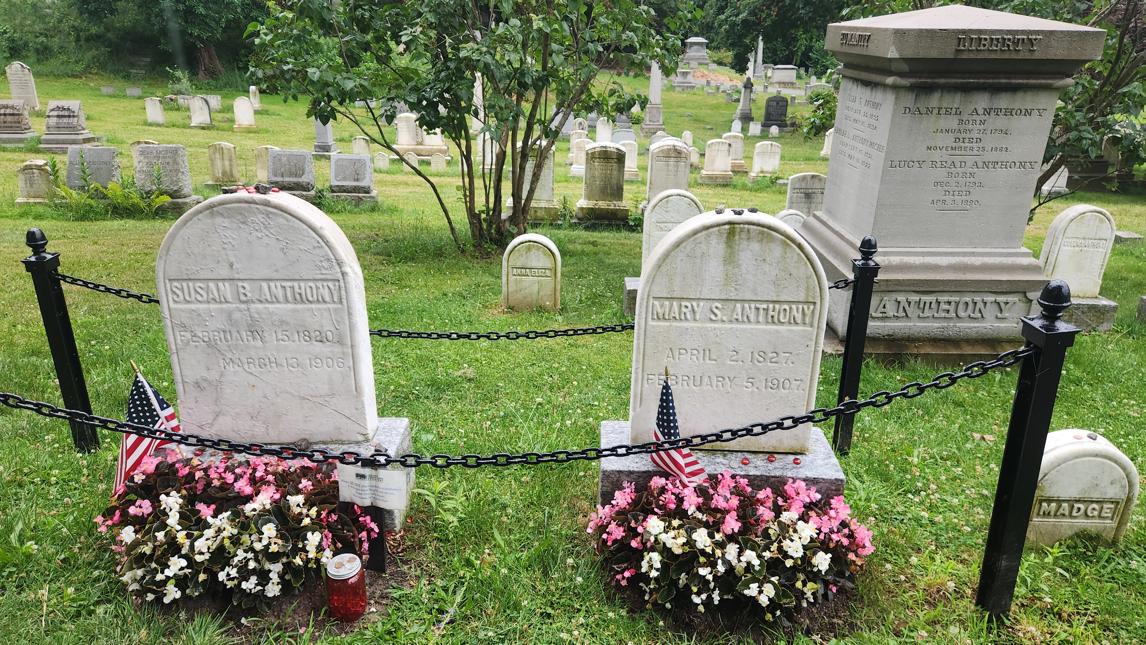 20240626_172905.jpg|Gravesite for Susan B. Anthony and family.